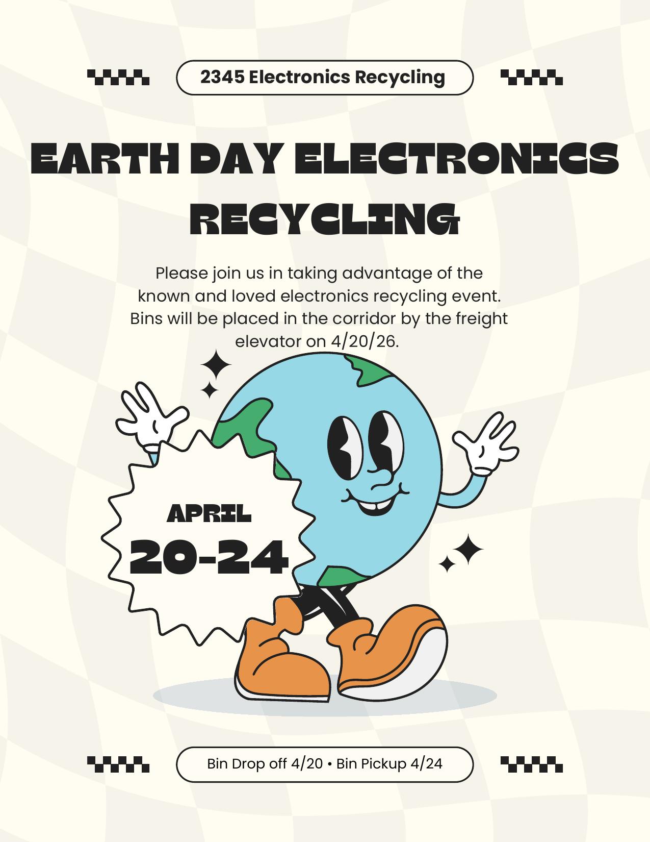 Earth Day Electronics Recycling