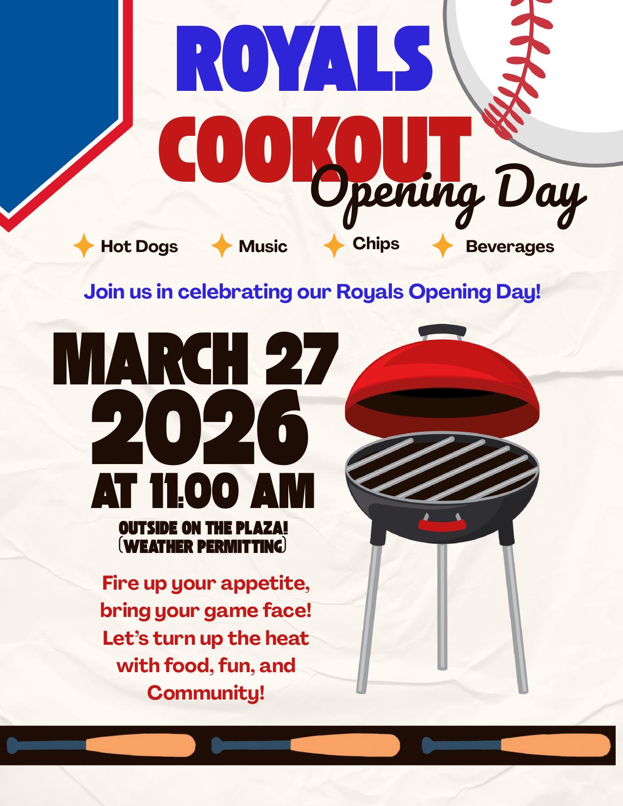 Royals Opening Day Cookout